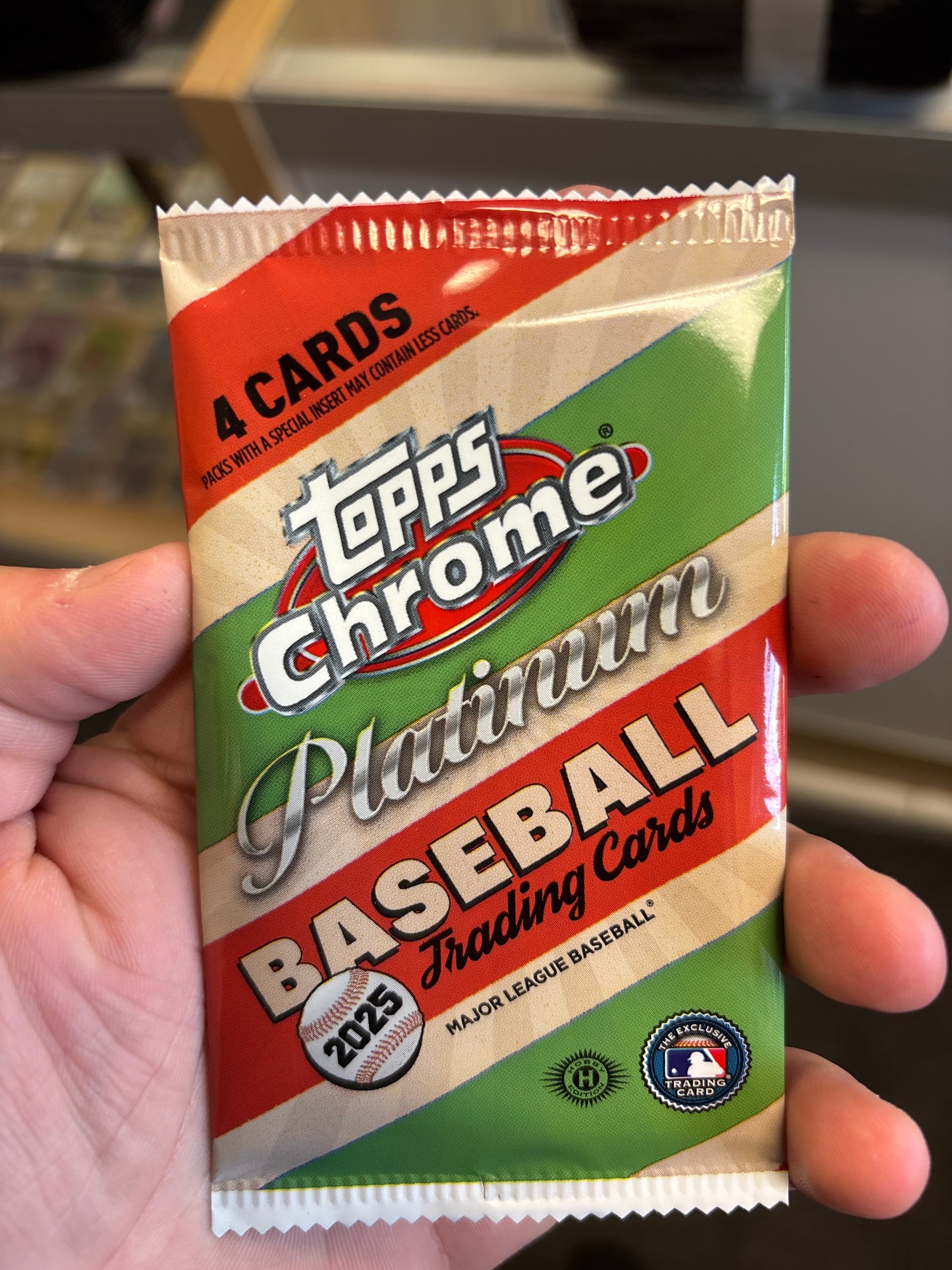 2025 Topps Chrome Platinum Hobby Pack