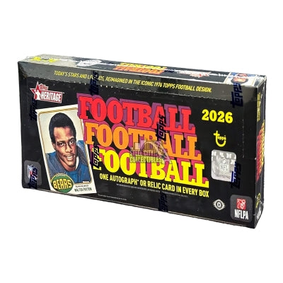 2026 Topps Heritage Football Hobby Box