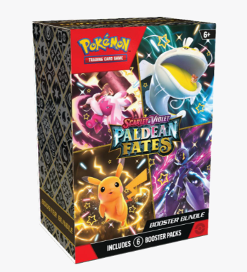 Pokemon Scarlet and Violet Paldean Fates Booster Bundle