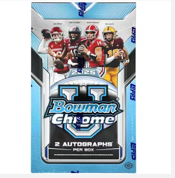 2025 Bowman University Chrome Football Hobby Box