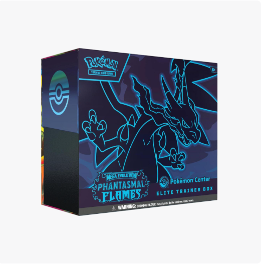 Phantasmal Flames Pokemon Center Elite Trainer Box (Exclusive) - ME02: Phantasmal Flames (PFL)