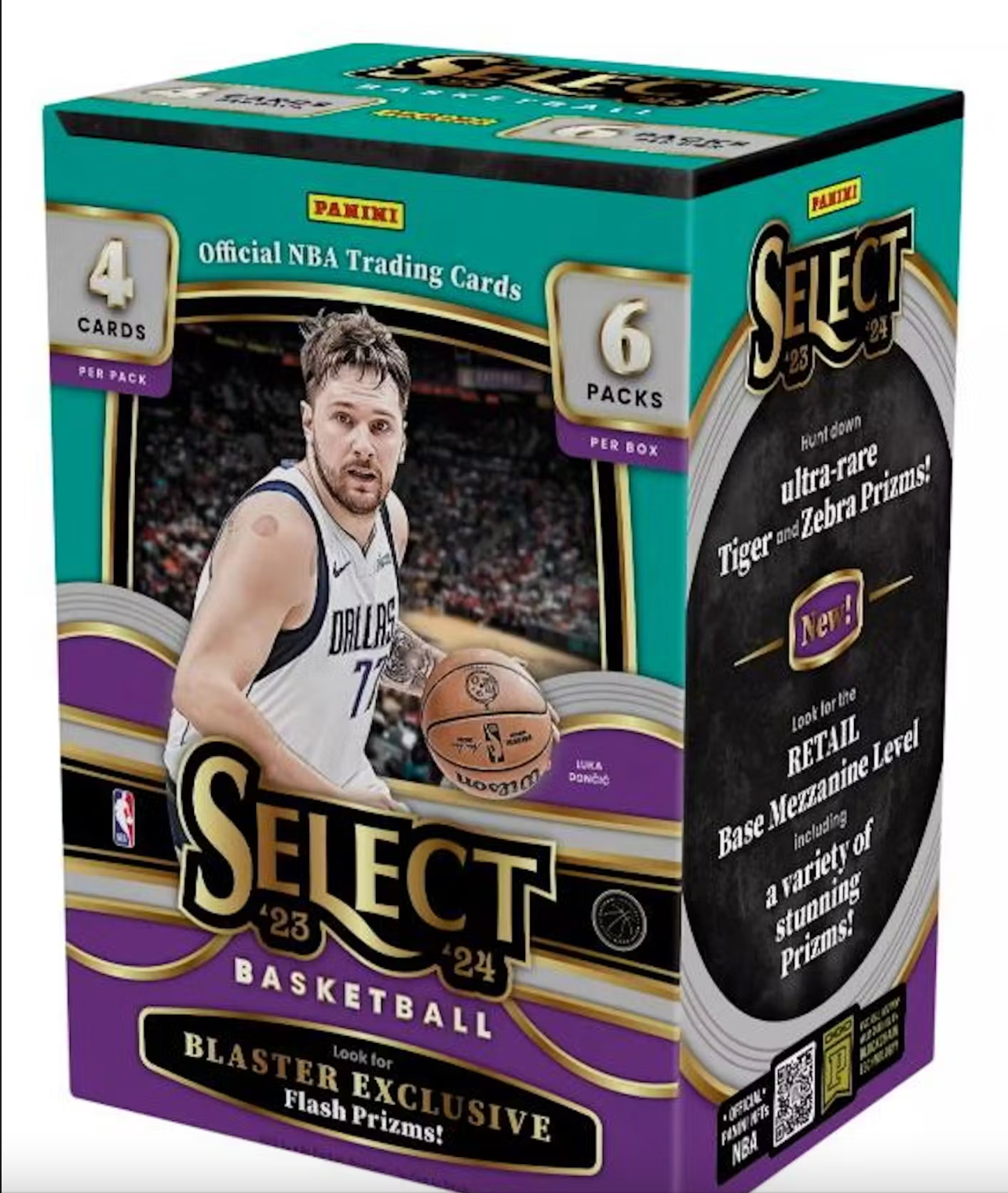 2023/24 Panini Select Basketball 6-Pack Blaster Box (Flash Prizms)