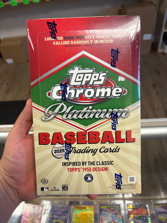 2025 Topps Chrome Platinum Hobby Box