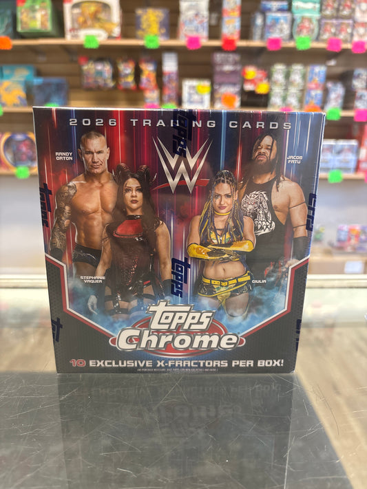 2026 Topps Chrome WWE Mega Box