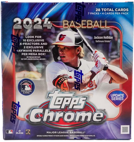 2024 Topps Chrome Update Series Baseball Mega Box