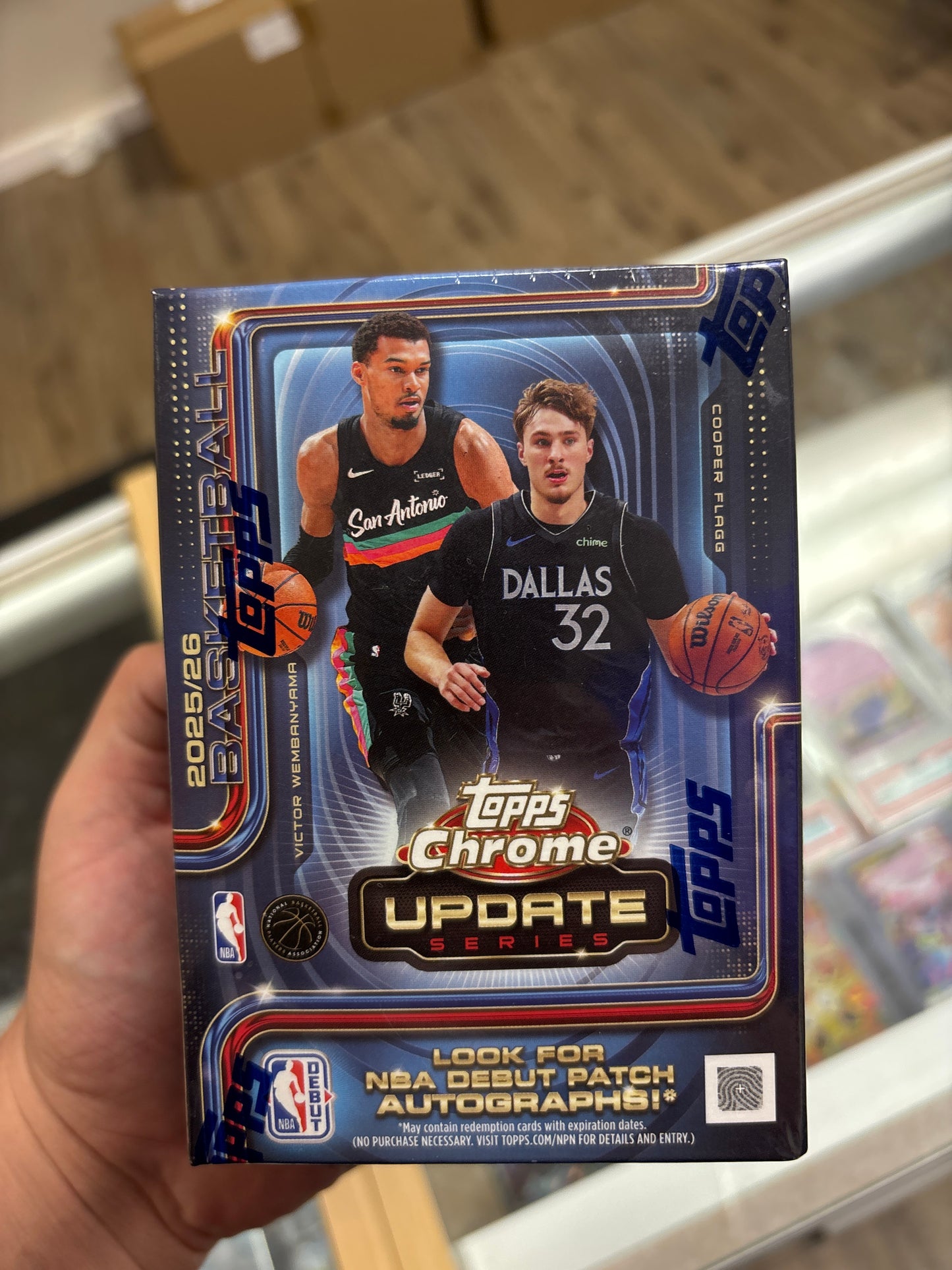 2025/26 Topps Chrome Update Basketball Blaster