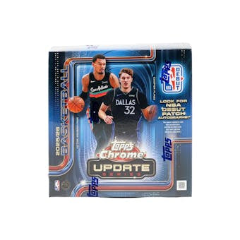 2025/26 Topps Chrome Update Series Basketball Mega Box