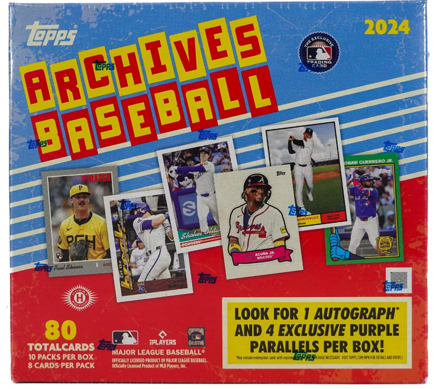 2024 Topps Archives Baseball Collector Box