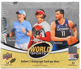 2025 Upper Deck World of Sports Volume 1 Multisport Hobby Box