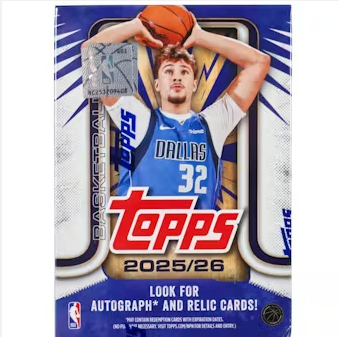 2025/26 Topps Basketball 7-Pack Blaster Box