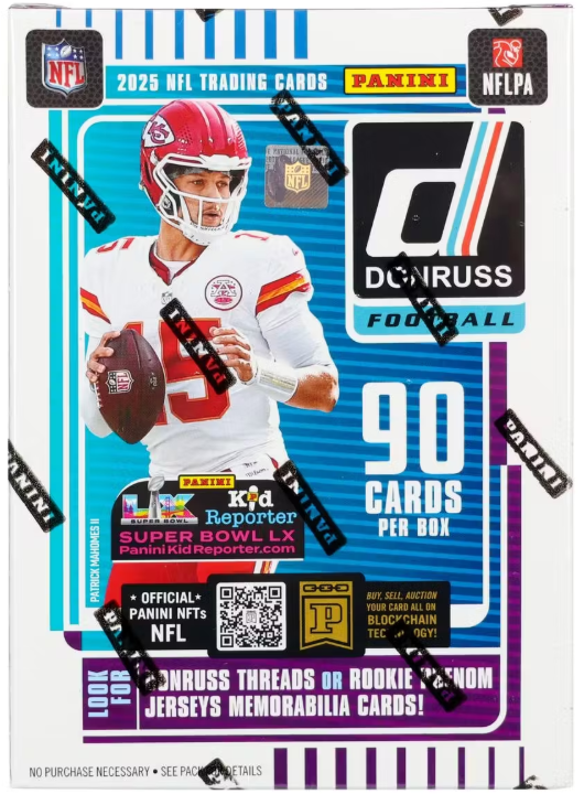 2025 Panini Donruss Football 6-Pack Blaster Box