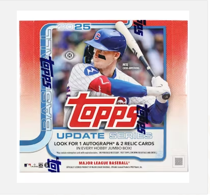2025 Topps Update Series Baseball Hobby Jumbo Box