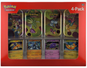 Sam's Club 151 (4 Mini Tins + 4 Promo Cards Bundle) - SV: Scarlet & Violet 151 (MEW)